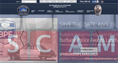 Desktop Screenshot of burbankpd.org